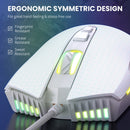 ONIKUMA CW905 RGB Lighting Wired Mouse(White)