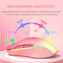 ONIKUMA CW905 RGB Lighting Wired Mouse(Peach)