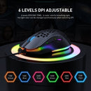 ONIKUMA CW906 RGB Lighting Wired Mouse(Black)