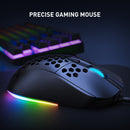 ONIKUMA CW906 RGB Lighting Wired Mouse(Black)