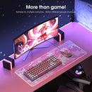 ONIKUMA CW916 RGB Lighting Wired Mouse(White Pink)