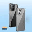 For OPPO Find X5 Pro Crystal PC + TPU Phone Case(Transparent)