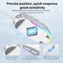 ONIKUMA CW918 RGB Lighting Wired Mouse(White)