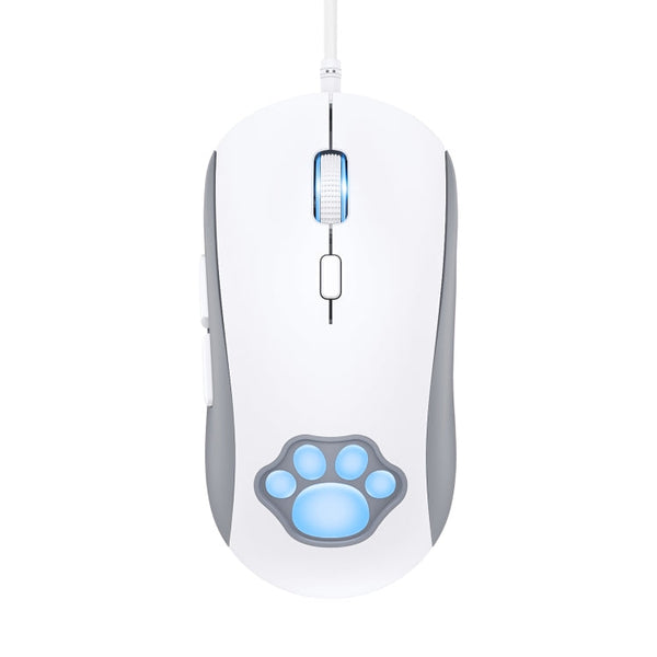 ONIKUMA CW918 RGB Lighting Wired Mouse(White)