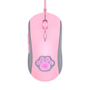 ONIKUMA CW918 RGB Lighting Wired Mouse(Pink)
