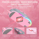 ONIKUMA CW918 RGB Lighting Wired Mouse(Pink)