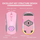 ONIKUMA CW918 RGB Lighting Wired Mouse(Pink)