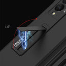 For Samsung Galaxy Z Fold3 5G GKK Integrated Magnetic Full Coverage Phone Flip Case with Pen Slot(Grey)
