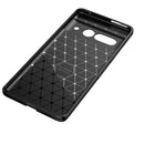 For Google Pixel 7 Pro Carbon Fiber Texture Shockproof TPU Phone Case(Blue)