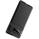 For Google Pixel 7 Pro Carbon Fiber Texture Shockproof TPU Phone Case(Blue)