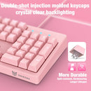 ONIKUMA G25+CW905 Wired Keyboard Mouse Set(Pink)