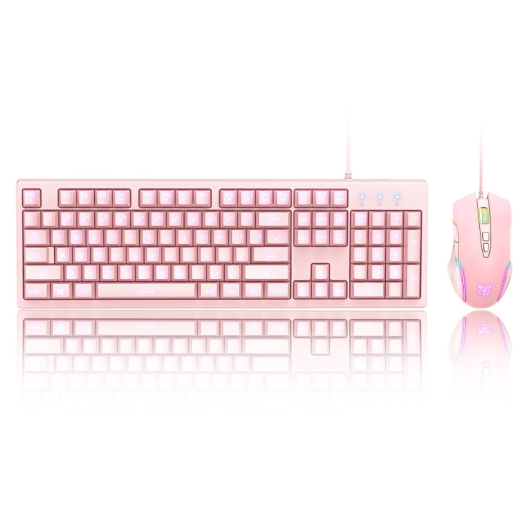 ONIKUMA G25+CW905 Wired Keyboard Mouse Set(Pink)
