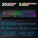 ONIKUMA G26+CW905 RGB Lighting Wired Keyboard Mouse Set(Black)