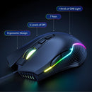 ONIKUMA G26+CW905 RGB Lighting Wired Keyboard Mouse Set(Black)