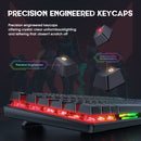 ONIKUMA G27 104 Keys RGB Lighting Mechanical Gaming Wired Keyboard(Black)