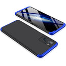 For OPPO Realme 9i GKK Three Stage Splicing PC Phone Case(Black Blue)