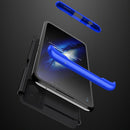 For OPPO Realme 9i GKK Three Stage Splicing PC Phone Case(Black Blue)