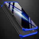 For OPPO Realme 9i GKK Three Stage Splicing PC Phone Case(Black Blue)