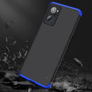 For OPPO Realme 9i GKK Three Stage Splicing PC Phone Case(Black Blue)