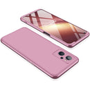 For OPPO Realme 9i GKK Three Stage Splicing PC Phone Case(Rose Gold)