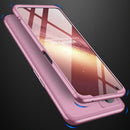 For OPPO Realme 9i GKK Three Stage Splicing PC Phone Case(Rose Gold)