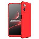 For OPPO Realme 9i GKK Three Stage Splicing PC Phone Case(Red)