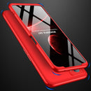 For OPPO Realme 9i GKK Three Stage Splicing PC Phone Case(Red)