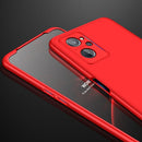 For OPPO Realme 9i GKK Three Stage Splicing PC Phone Case(Red)
