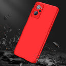 For OPPO Realme 9i GKK Three Stage Splicing PC Phone Case(Red)