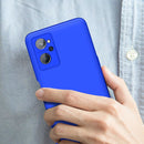 For OPPO Realme 9i GKK Three Stage Splicing PC Phone Case(Blue)
