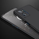 For OPPO Realme 9i GKK Three Stage Splicing PC Phone Case(Black)