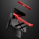 For Xiaomi Redmi Note 11S / 11 Global Version GKK Three Stage Splicing PC Phone Case(Black Red)