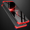 For Xiaomi Redmi Note 11S / 11 Global Version GKK Three Stage Splicing PC Phone Case(Black Red)