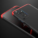 For Xiaomi Redmi Note 11S / 11 Global Version GKK Three Stage Splicing PC Phone Case(Black Red)