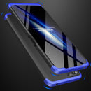 For Xiaomi Redmi Note 11S / 11 Global Version GKK Three Stage Splicing PC Phone Case(Black Blue)