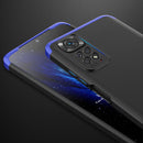 For Xiaomi Redmi Note 11S / 11 Global Version GKK Three Stage Splicing PC Phone Case(Black Blue)