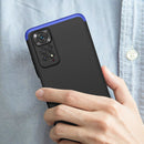 For Xiaomi Redmi Note 11S / 11 Global Version GKK Three Stage Splicing PC Phone Case(Black Blue)