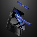 For vivo V23 5G GKK Three Stage Splicing PC Phone Case(Black Blue)