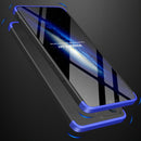 For vivo V23 5G GKK Three Stage Splicing PC Phone Case(Black Blue)