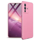 For vivo V23 5G GKK Three Stage Splicing PC Phone Case(Rose Gold)