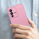 For vivo V23 5G GKK Three Stage Splicing PC Phone Case(Rose Gold)