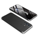 For vivo V23 5G GKK Three Stage Splicing PC Phone Case(Black Silver)