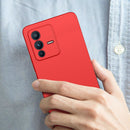 For vivo V23 5G GKK Three Stage Splicing PC Phone Case(Red)