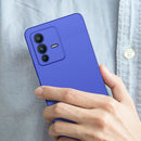 For vivo V23 5G GKK Three Stage Splicing PC Phone Case(Blue)
