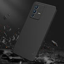 For vivo V23 5G GKK Three Stage Splicing PC Phone Case(Black)