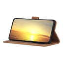 For OPPO Reno7 5G / Find X5 Lite Antelope Texture Magnetic Buckle Flip Leather Phone Case(Brown)