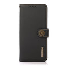 For Xiaomi Redmi Note 11 Pro 5G / 4G KHAZNEH Custer Genuine Leather RFID Phone Case(Black)