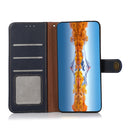 For Xiaomi Redmi Note 11 Pro 5G / 4G KHAZNEH Custer Genuine Leather RFID Phone Case(Blue)
