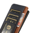 For Xiaomi Redmi Note 11 Pro 5G / 4G KHAZNEH Custer Genuine Leather RFID Phone Case(Blue)