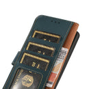 For Xiaomi Redmi Note 11 Pro 5G / 4G KHAZNEH Custer Genuine Leather RFID Phone Case(Green)